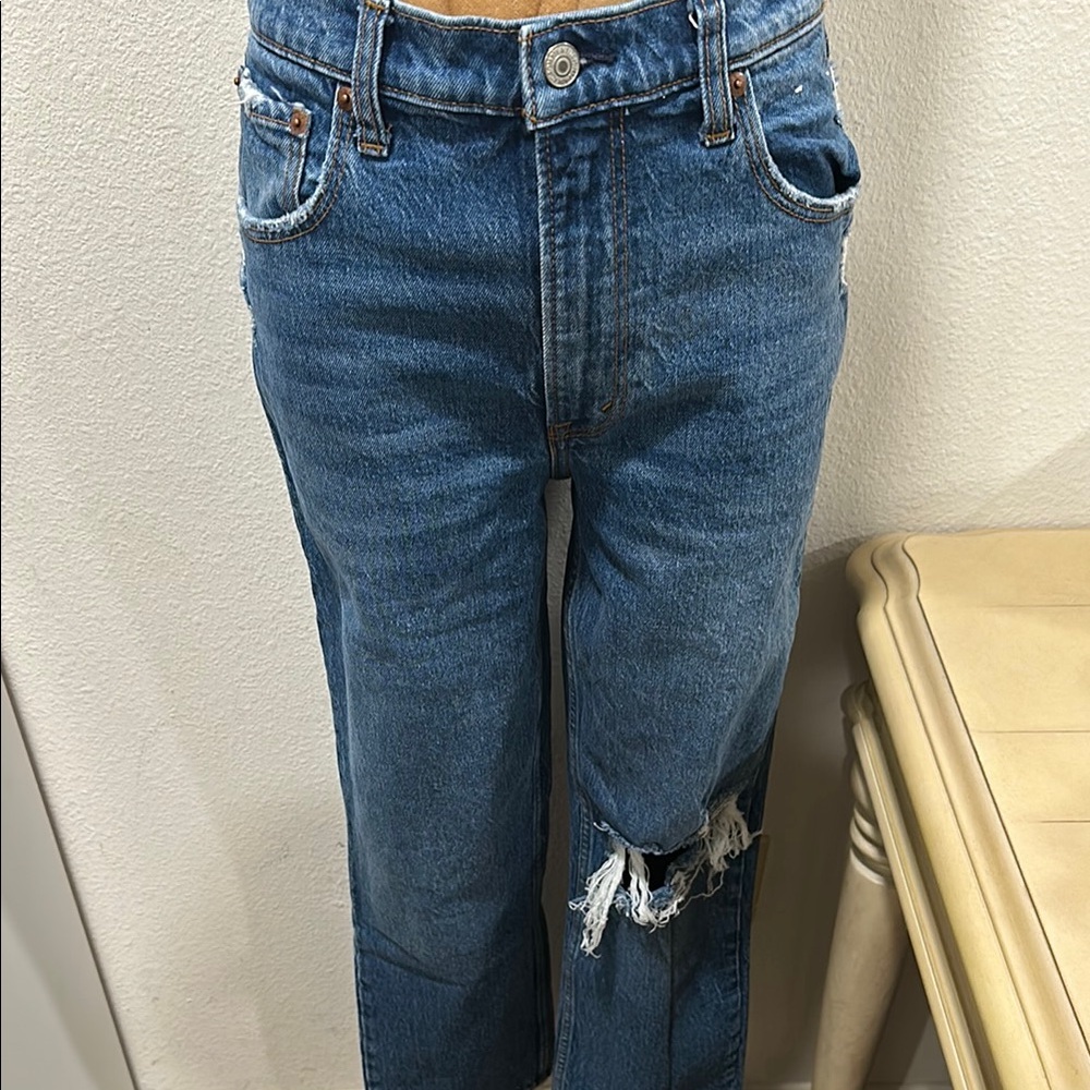 Abercrombie & Fitch Ultra High Rise 90’s Straight Jean